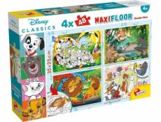 LISCIANI DISNEY OBOJSTRANNÝ MAXI PODLAHOVÝ PUZZZEL 4X48 EL.