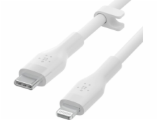 Belkin BOOST CHARGE Lightning / USB-C kábel, 1m, biely - Flex