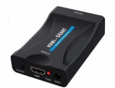 PremiumCord Převodník HDMI na SCART s napájecím zdrojem 230V