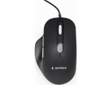 Gembird MUS-6B-02 myš Right-hand USB Type-A Optical 3600 DPI