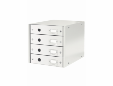 Zásuvkový box Leitz Click&Store, 4 zásuvky, bílá