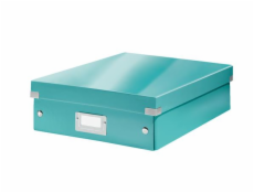 Organizační box Leitz Click&Store, velikost M, ledově modrá
