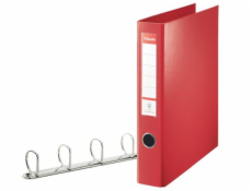 Plast. kroužk. pořadač Esselte VIVIDA, 4DR/40mm, hřbet 60 mm, červená