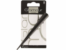 Glamour GLAMOUR_ Sponka do vlasov Čierna 1ks