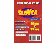 Univerzálne puzdro na karty SLOYCA 58x88mm (100ks) SLOYCA