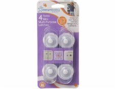 Dreambaby Small polyf. bezpečnostné prísavky 4ks (DRE000050)