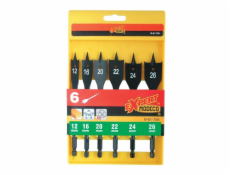 Súprava vrtákov do dreva Modeco Spade 12 16 18 20 22 24 26 mm (MN61756)