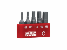 Modeco Bit súprava 25mm HEX H2-H6 5ks - MN-15-514