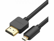Kábel UGREEN HDMI M, HDMI Micro M, 1,5m, čierny 30102