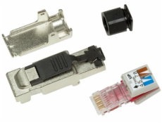 LogiLink Cat.6A RJ45 zástrčka, tienená bez náradia (MP0040)
