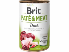BRIT Paté &amp; Meat Duck - vlhké krmivo pre psov - 400g