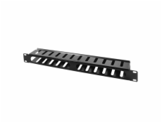 LOGILINK ORCC01B LOGILINK- 19 Organizátor káblov s krytom, 1U, čierny