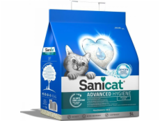 Stelivo pre mačky Sanicat Advanced Hygiene, podstielka, pre mačky, 5l, bez zápachu