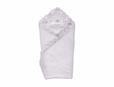 Bavlněná zavinovačka s krajkou New Baby