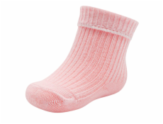 Kojenecké bavlněné ponožky New Baby růžové
