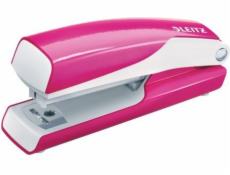 Mini sešívačka Leitz NeXXt 5528, metalická růžová, box