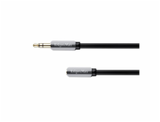Kabel Kruger&Matz Jack 3.5mm - Jack 3.5mm 1m srebrny (KM0315)