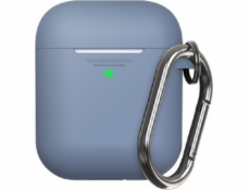 KeyBudz Elevate Keychain - silikónové ochranné puzdro pre AirPods 1/2 (námornícka modrá)