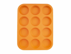 Forma na 12 ks muffinů silikon  oranžová
