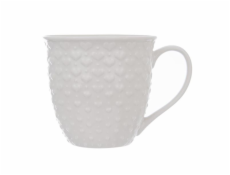 Hrnek 580 ml SRDCE bílý