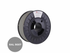 C-TECH Tisková struna (filament) PREMIUM LINE, PETG, šedý hliník, RAL9007, 1,75mm, 1kg