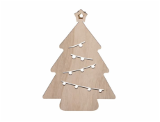 Solight LED nástěnná dekorace vánoční stromek, 24x LED, 2x AA - 1V260