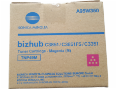 Konica Minolta toner A95W350, magenta, 12000str., TNP-49M, Konica Minolta Bizhub C3351, Bizhub C3851