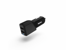 Hama dvojitá USB nabíječka do vozidla, 4,8 A