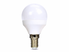 Solight LED žárovka, miniglobe, 6W, E14, 3000K, 510lm, bílé provedení - WZ416-1