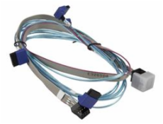 Supermicro Internal MiniSAS HD SFF-8643 to 4 Right Angle SATA (50/50/60/70cm) with Sideband 75cm Cable