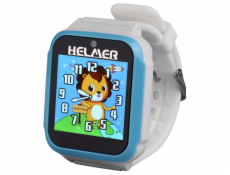 HELMER dětské chytré hodinky KW 801/ 1.54  TFT/ dotykový display/ foto/ video/ 6 her/ micro SD/ čeština/ modro-bílé
