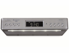 Soundmaster UR2045SI kuchyňské rádio s DAB+ / RDS / BT/  Duální alarm/ časovač / stříbrný