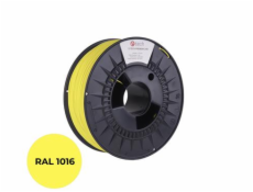 C-TECH Tisková struna (filament) PREMIUM LINE, PLA, sírová žlutá, RAL1016, 1,75mm, 1kg