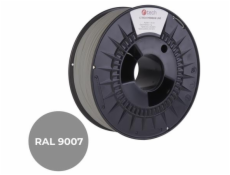 C-TECH Tisková struna (filament) PREMIUM LINE, PLA, šedý hliník, RAL9007, 1,75mm, 1kg