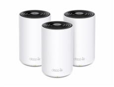 WiFi router TP-Link Deco XE75 Pro(3-pack) AXE5400, WiFi 6E, 1x 2.5GLAN, 2x GLAN / 574Mbps 2,4GHz/ 2402Mbps 5GHz/ 2402 6G
