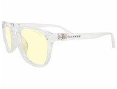 GUNNAR kancelářske/herní brýle OAKLAND CRYSTAL * jantárová skla * BLF 65 * GUNNAR focus