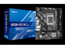 ASRock H610M-HVS/M.2 R2.0 / LGA1700 / Intel H610 / 2x DDR4 / M.2 / HDMI / VGA / mATX