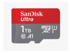 SanDisk MicroSDXC karta 1TB Ultra (150 MB/s, A1 Class 10 UHS-I) + adaptér