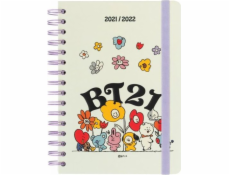Line Friends Line Friends BT21 - Kalendár / Školský plánovač 2021/2022 (biela)