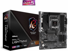 ASRock B650 PG Lightning / AMD B650 / AM5 / 4x DDR5 DIMM / 3x M.2 / HDMI / USB-C  / ATX