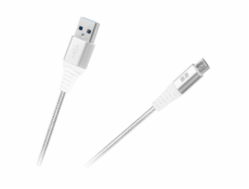 Kábel REBEL RB-6000-050-W USB/Micro USB 0,5m White