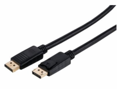 Kabel C-TECH DisplayPort 1.2, 4K@60Hz, M/M, 2m