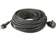 Emos Predlžovací kábel s uzemnením 1 zásuvka čierna 30m (P01730)
