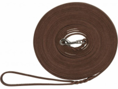 Trixie Rustic Stopovacie vodítko, hrubá koža, 10 m/8 mm, tmavo hnedé