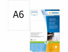 Herma Adresné štítky PREMIUM A6, 105 x 148 mm, biele, trvalá priľnavosť - 8689