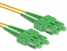 Patch kabel optický duplex SC/APC-SC/APC 09/125 5m SM