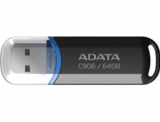 A-Data ADATA Flash Disk 64GB C906, USB 2.0 Classic, čierna AC906-64G-RBK