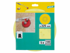 Wolfcraft Wolfcraft samodržné brusné kotouče K180 o225mm 563500