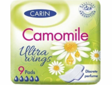 Vložky hygienické s krídelkami ultra tenké 5 ks Camomile Cari