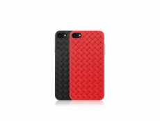 Devia Woven Pattern Design Soft Case iPhone SE2 red
